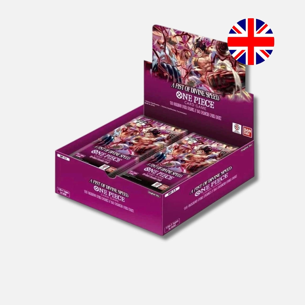 OP11 A Fist of Divine Speed EN Booster Box | One Piece Card Game